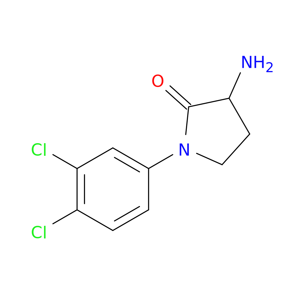 3-amino-1-(3,4-dichlorophenyl)pyrrolidin-2-one