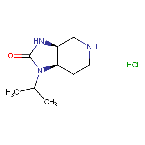rac-(3aR,7aS)-1-(propan-2-yl)-octahydro-1H-imidazolidino[4,5-c]pyridin-2-one hydrochloride, cis
