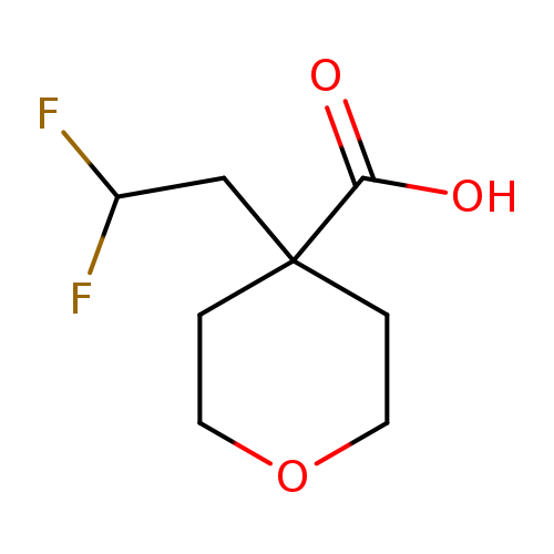 4-(2,2-difluoroethyl)oxane-4-carboxylicacid