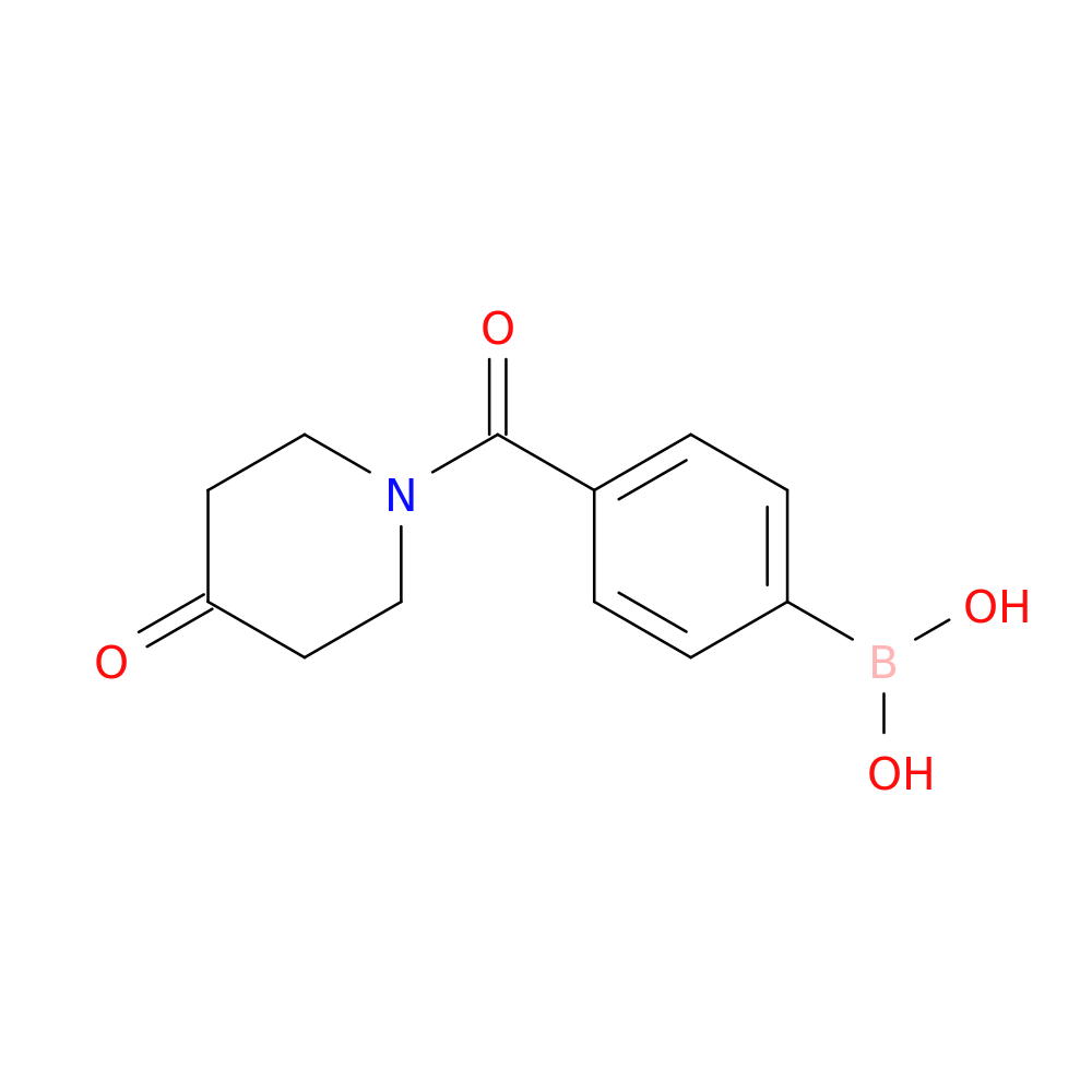(4-(4-Oxopiperidine-1-carbonyl)phenyl)boronic acid