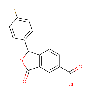 1-(4-Fluorophenyl)-1,3-dihydro-3-oxo-5-isobenzofurancarboxylic Acid