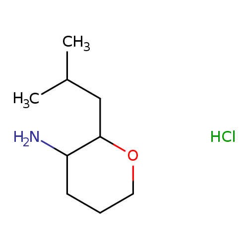 2-(2-methylpropyl)oxan-3-amine hydrochloride