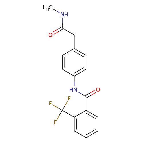 N-{4-[(methylcarbamoyl)methyl]phenyl}-2-(trifluoromethyl)benzamide