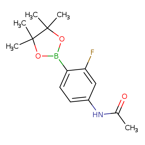 N-(3-fluoro-4-(4,4,5,5-tetramethyl-1,3,2-dioxaborolan-2-yl)phenyl)acetamide