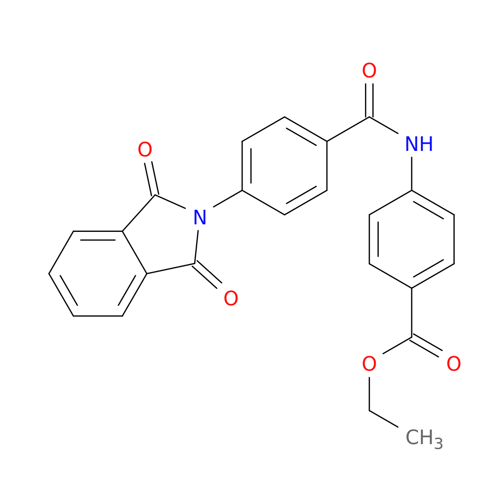 ethyl 4-[4-(1,3-dioxo-2,3-dihydro-1H-isoindol-2-yl)benzamido]benzoate