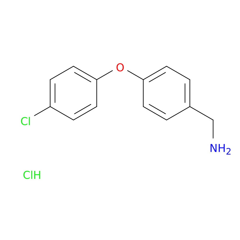 (4-(4-Chlorophenoxy)phenyl)methanamine hydrochloride