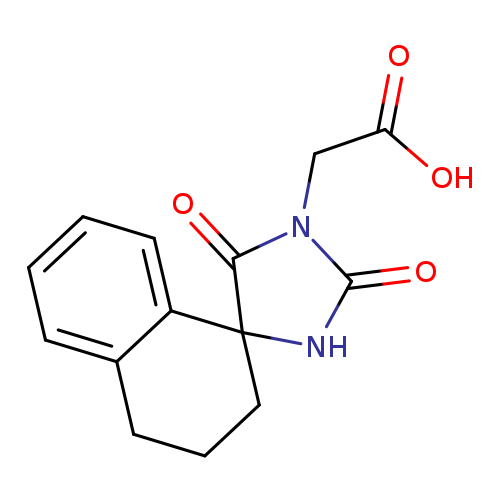 2-{2,5-dioxo-3',4'-dihydro-2'H-spiro[imidazolidine-4,1'-naphthalene]-1-yl}acetic acid