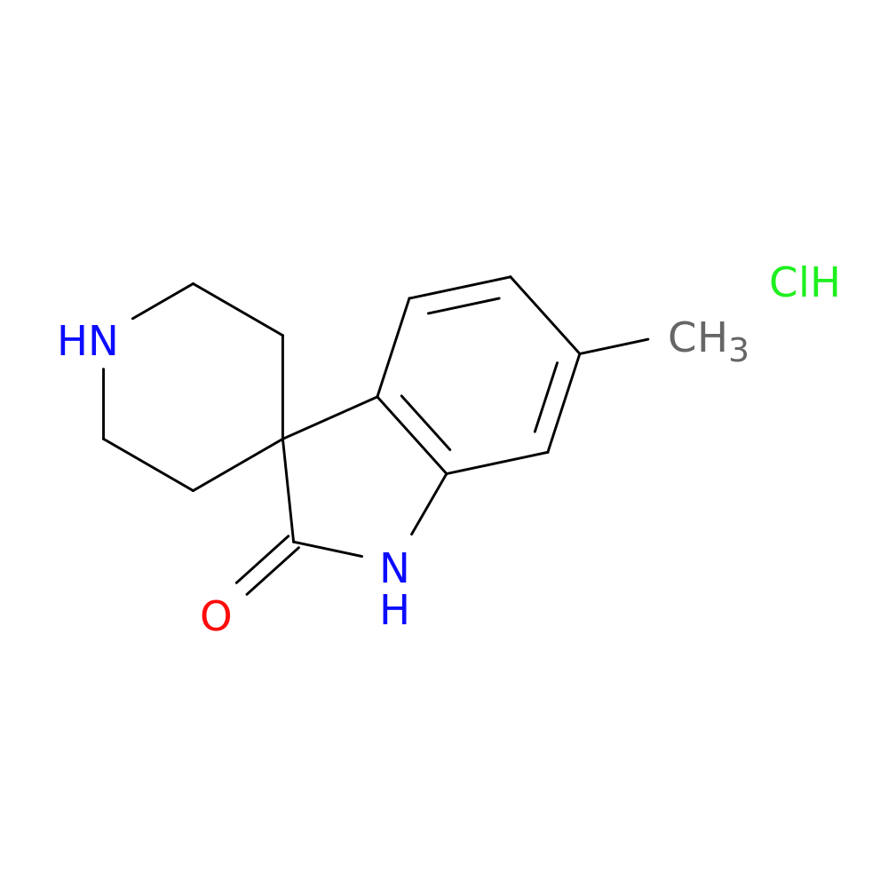 6-METHYLSPIRO[INDOLINE-3,4-PIPERIDINE]-2-ONE;HYDROCHLORIDE
