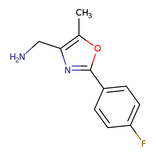 [2-(4-fluorophenyl)-5-methyl-1,3-oxazol-4-yl]methanamine