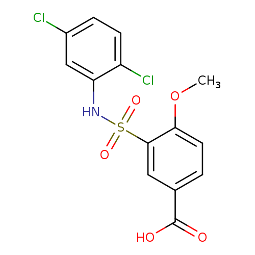 3-[(2,5-dichlorophenyl)sulfamoyl]-4-methoxybenzoic acid
