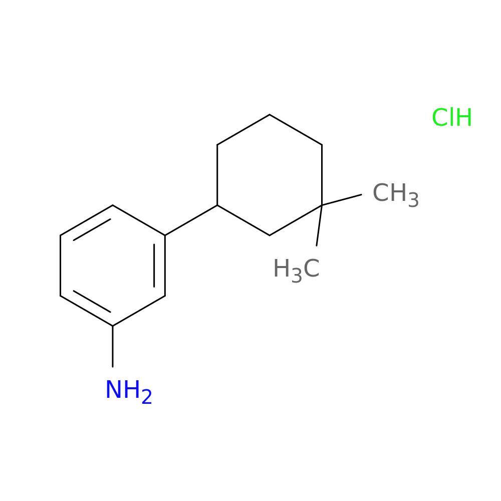 3-(3,3-dimethylcyclohexyl)aniline hydrochloride
