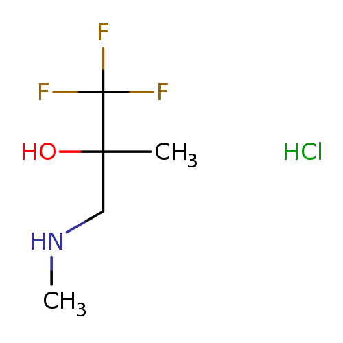 1,1,1-trifluoro-2-methyl-3-(methylamino)propan-2-olhydrochloride