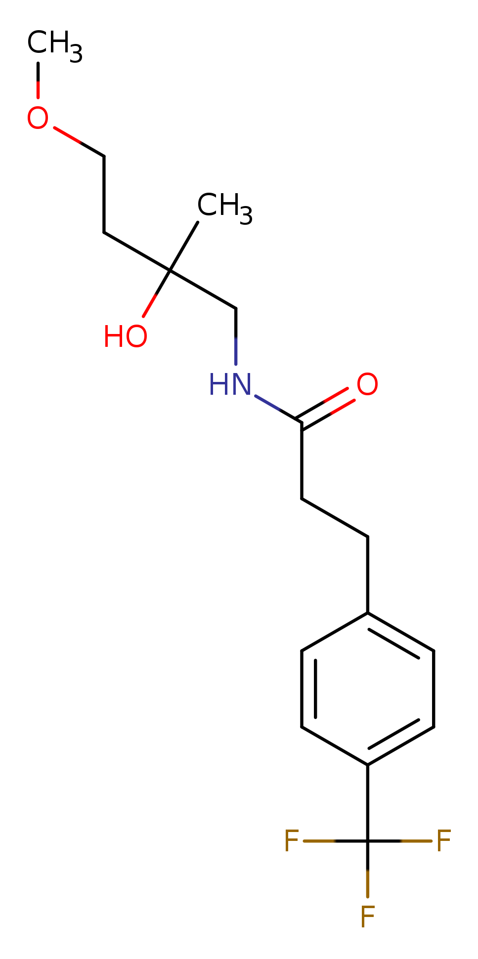N-(2-hydroxy-4-methoxy-2-methylbutyl)-3-[4-(trifluoromethyl)phenyl]propanamide