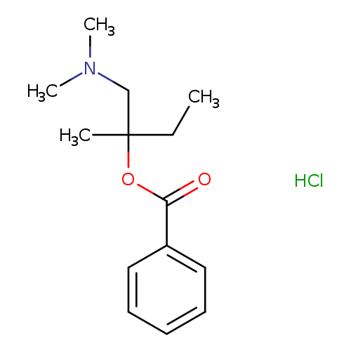(2-benzoyloxy-2-methylbutyl)dimethylammonium chloride