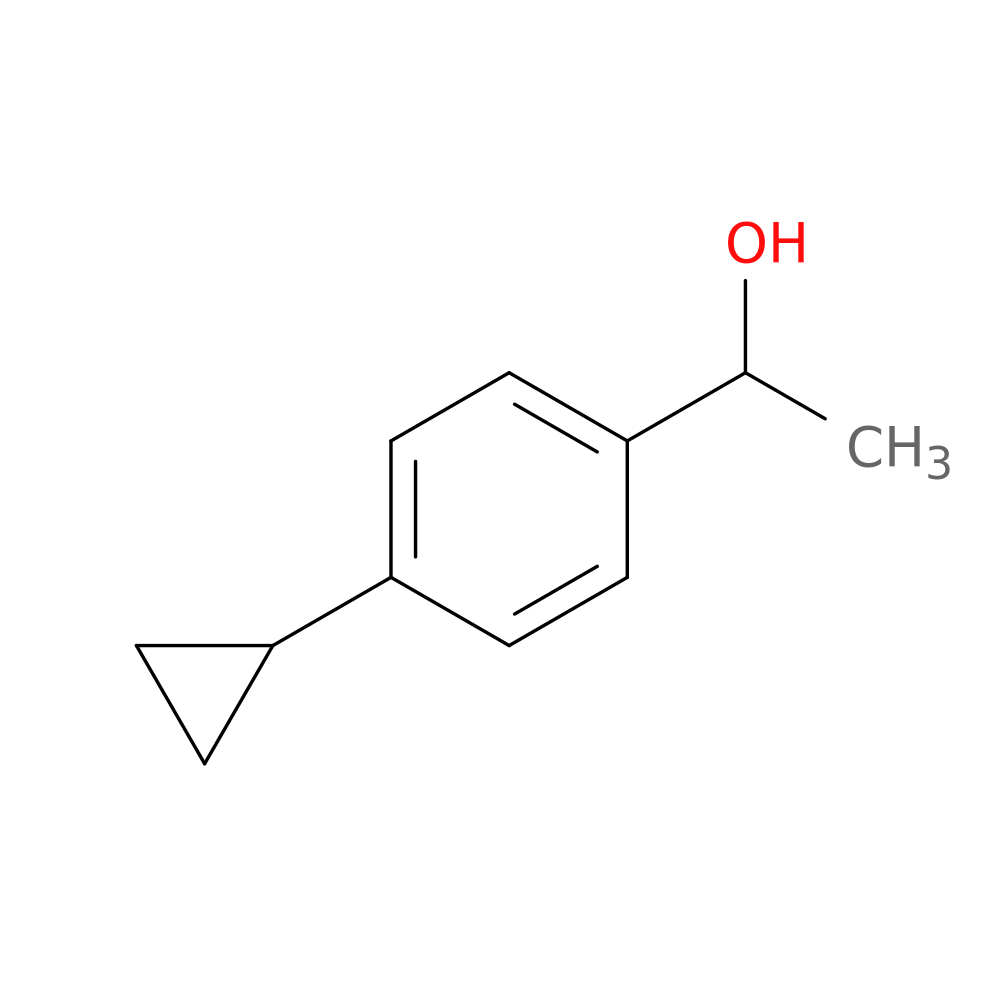1-(4-cyclopropylphenyl)ethan-1-ol