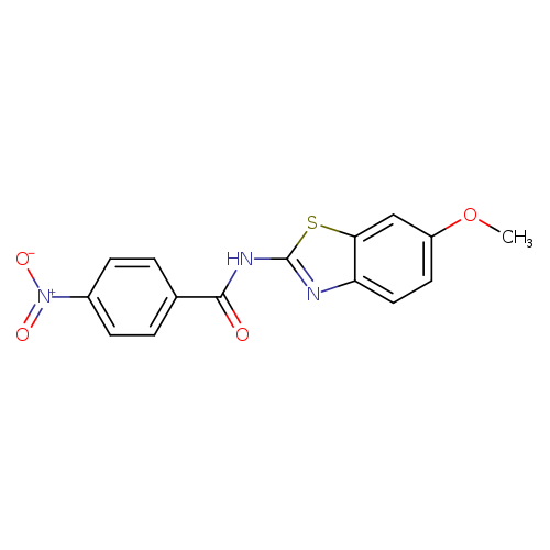 Benzamide, N-(6-methoxy-2-benzothiazolyl)-4-nitro-