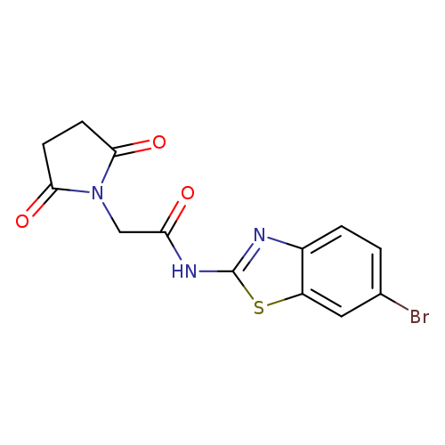 N-(6-bromo-1,3-benzothiazol-2-yl)-2-(2,5-dioxopyrrolidin-1-yl)acetamide