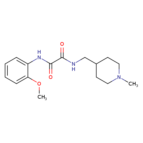 N-(2-methoxyphenyl)-N'-[(1-methylpiperidin-4-yl)methyl]ethanediamide