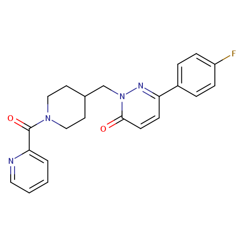 6-(4-fluorophenyl)-2-{[1-(pyridine-2-carbonyl)piperidin-4-yl]methyl}-2,3-dihydropyridazin-3-one