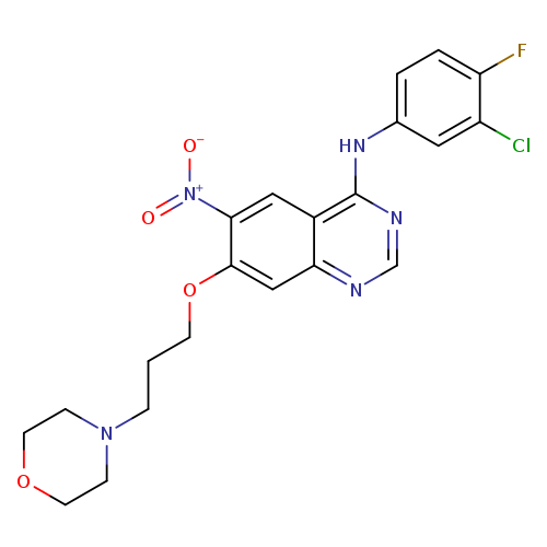 N-(3-chloro-4-fluorophenyl)-7-(3-Morpholino
propoxy)-6-nitroquinazolin-4-aMine