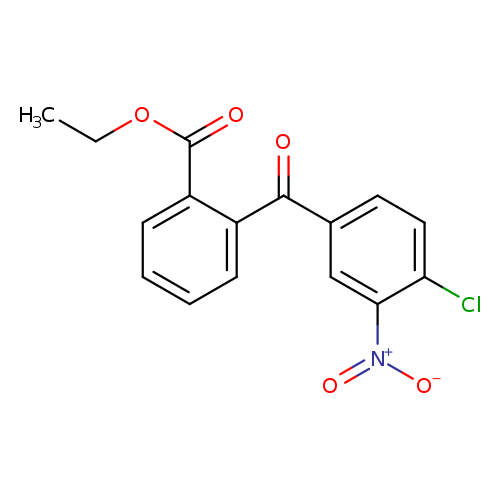 Benzoic acid, 2-(4-chloro-3-nitrobenzoyl)-, ethyl ester