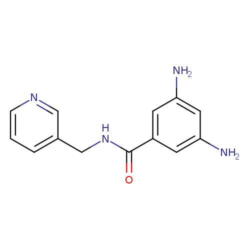 3,5-diamino-N-(pyridin-3-ylmethyl)benzamide