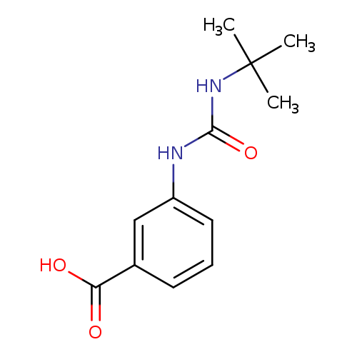3-[(tert-butylcarbamoyl)amino]benzoic acid