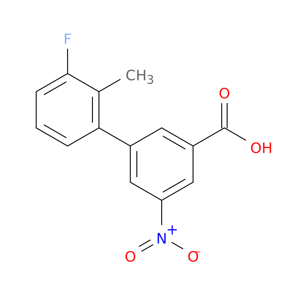 3-(3-Fluoro-2-methylphenyl)-5-nitrobenzoic acid