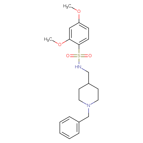 N-[(1-benzylpiperidin-4-yl)methyl]-2,4-dimethoxybenzene-1-sulfonamide