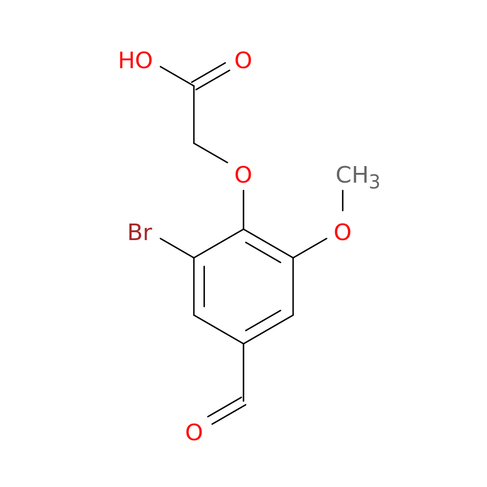 (2-bromo-4-formyl-6-methoxyphenoxy)acetic acid