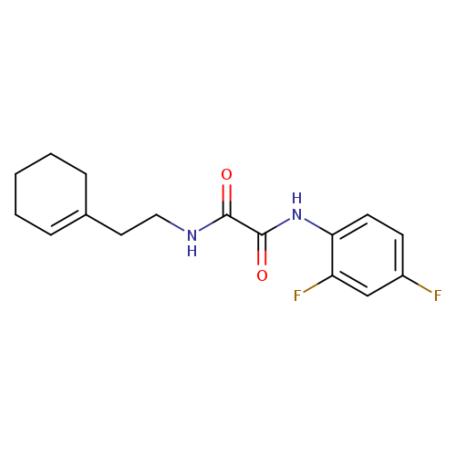 N'-[2-(cyclohex-1-en-1-yl)ethyl]-N-(2,4-difluorophenyl)ethanediamide