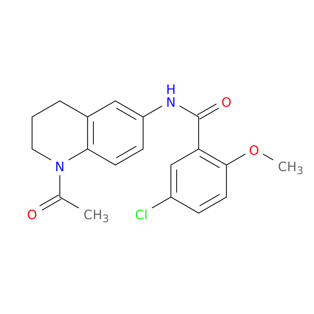 N-(1-acetyl-1,2,3,4-tetrahydroquinolin-6-yl)-5-chloro-2-methoxybenzamide