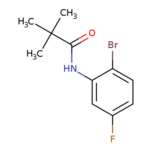N-(2-bromo-5-fluorophenyl)pivalamide
