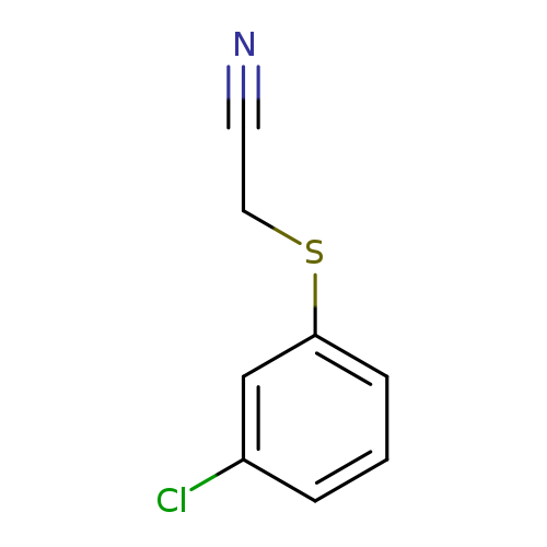 2-(3-Chlorophenyl)sulfanylacetonitrile