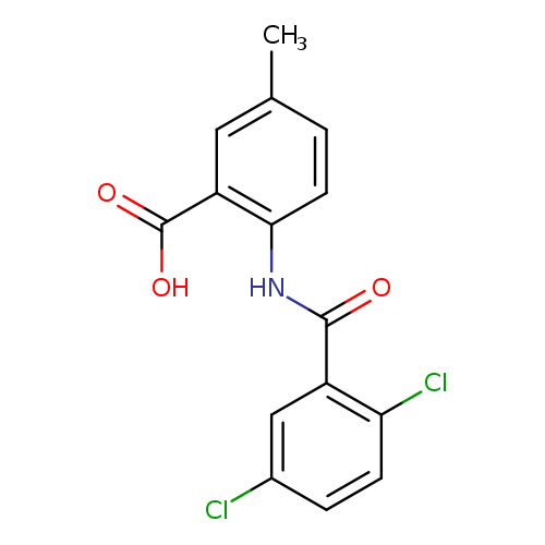 2-(2,5-dichlorobenzamido)-5-methylbenzoic acid
