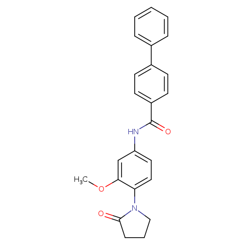 N-[3-methoxy-4-(2-oxopyrrolidin-1-yl)phenyl]-[1,1'-biphenyl]-4-carboxamide