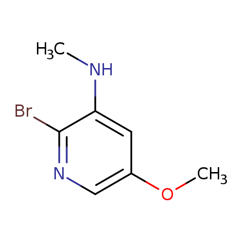 2-bromo-5-methoxy-N-methylpyridin-3-amine