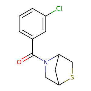 5-(3-chlorobenzoyl)-2-thia-5-azabicyclo[2.2.1]heptane