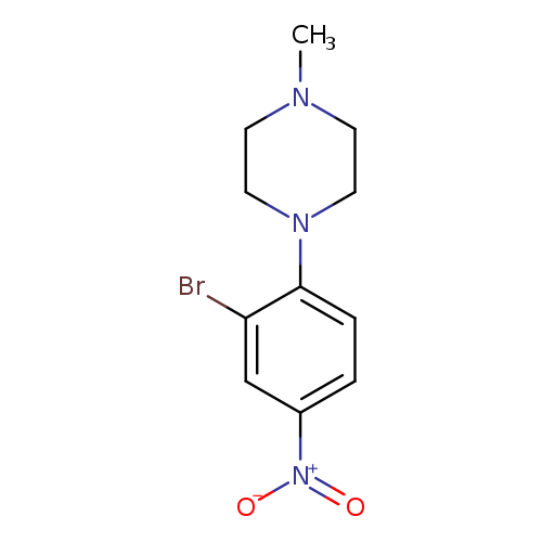1-(2-bromo-4-nitrophenyl)-4-methylpiperazine