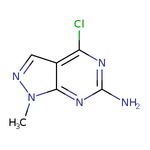 1H-Pyrazolo[3,4-d]pyrimidin-6-amine, 4-chloro-1-methyl-