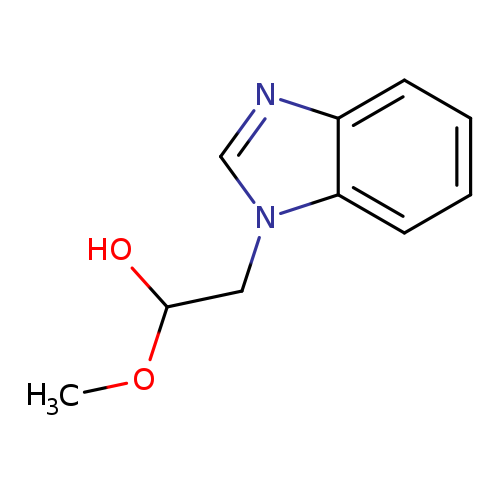 2-Benzoimidazol-1-yl-1-methoxy-ethanol