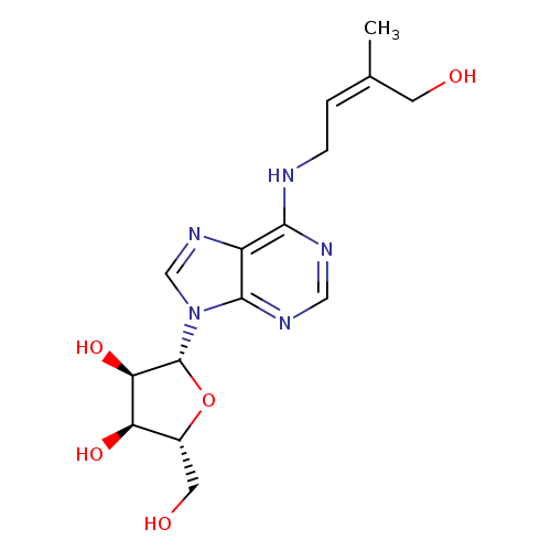 Adenosine, N-[(2Z)-4-hydroxy-3-methyl-2-butenyl]-