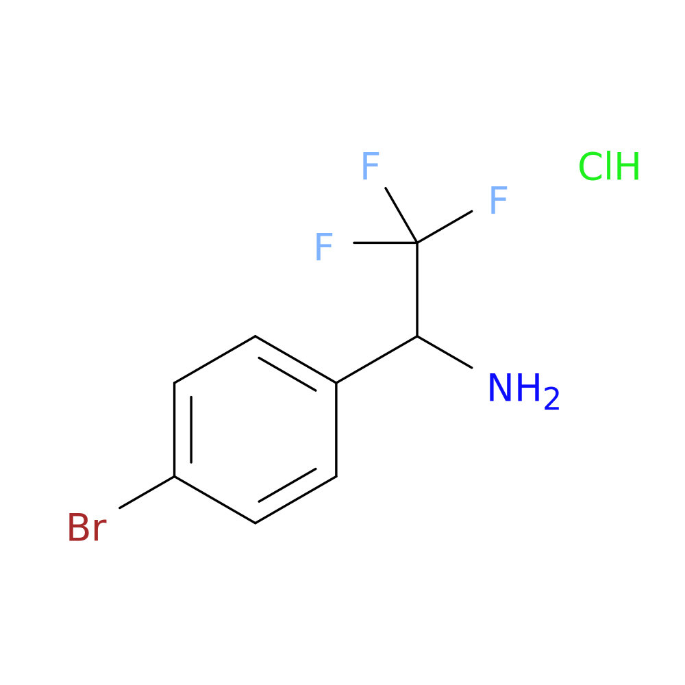 1-(4-Bromophenyl)-2,2,2-trifluoroethanamine hydrochloride