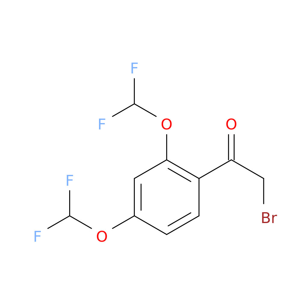 1-[2,4-bis(difluoromethoxy)phenyl]-2-bromoethan-1-one