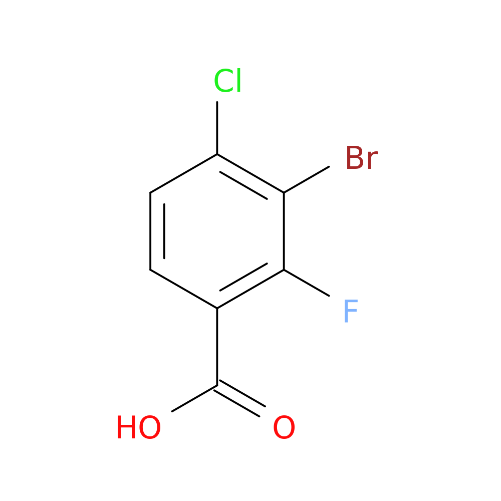 3-Bromo-4-chloro-2-fluorobenzoic acid