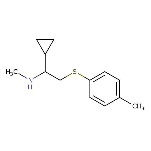 (1-Cyclopropyl-2-[(4-methylphenyl)thio]ethyl)methylamine
