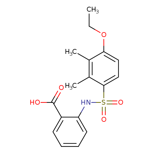 2-(4-ethoxy-2,3-dimethylbenzenesulfonamido)benzoic acid