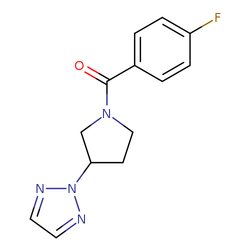 2-[1-(4-fluorobenzoyl)pyrrolidin-3-yl]-2H-1,2,3-triazole