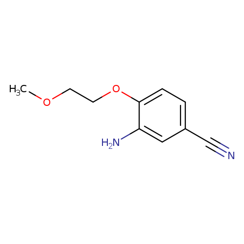 3-amino-4-(2-methoxyethoxy)benzonitrile