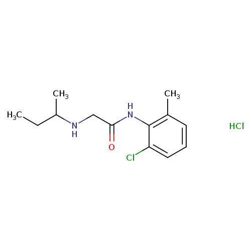 2-[(butan-2-yl)amino]-N-(2-chloro-6-methylphenyl)acetamide hydrochloride